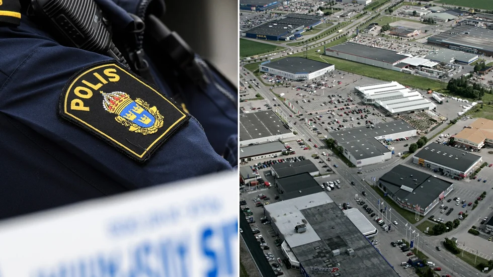 Polis jagade en snattare till fots i Boländerna.