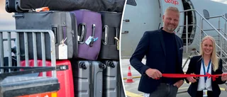 Flygande start för Air Leaps premiärflyg till Bromma