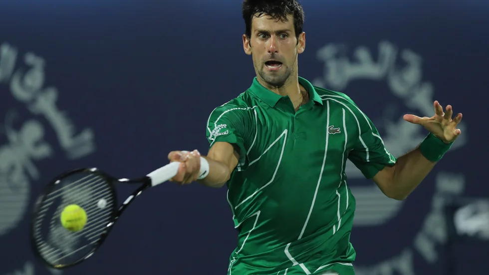 Novak Djokovic var först ut med idén om en stödfond till tennisspelarna. Arkivbild.
