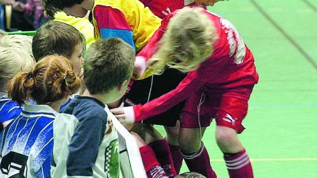 Erik Olsson var inte lätt att få stopp på i Krullis Cup.