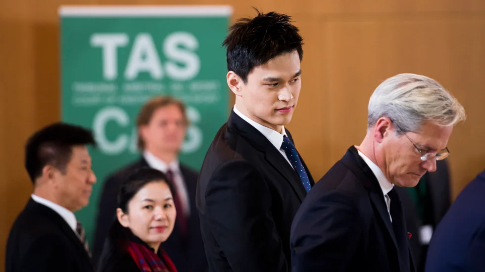 Sun Yang har överklagat Cas dom till federal domstol i Schweiz. Arkivbild.