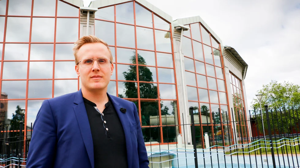 Kristofer Lundström, vd på Pite havsbad, delar inte polisens bedömning att det är en allmän sammankomst.