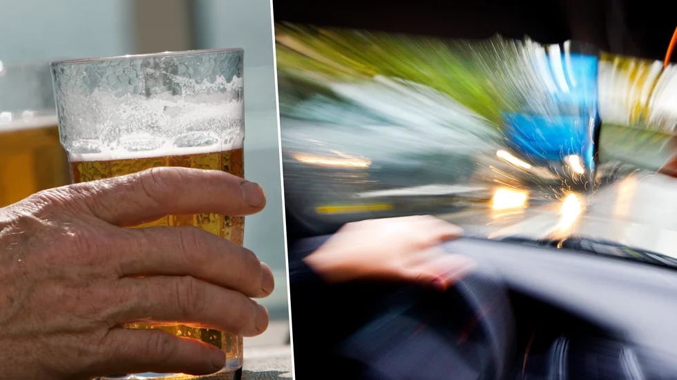 Mannen hade över tre promille i blodet när han körde på två personer färdandes på en moped utanför Flen.