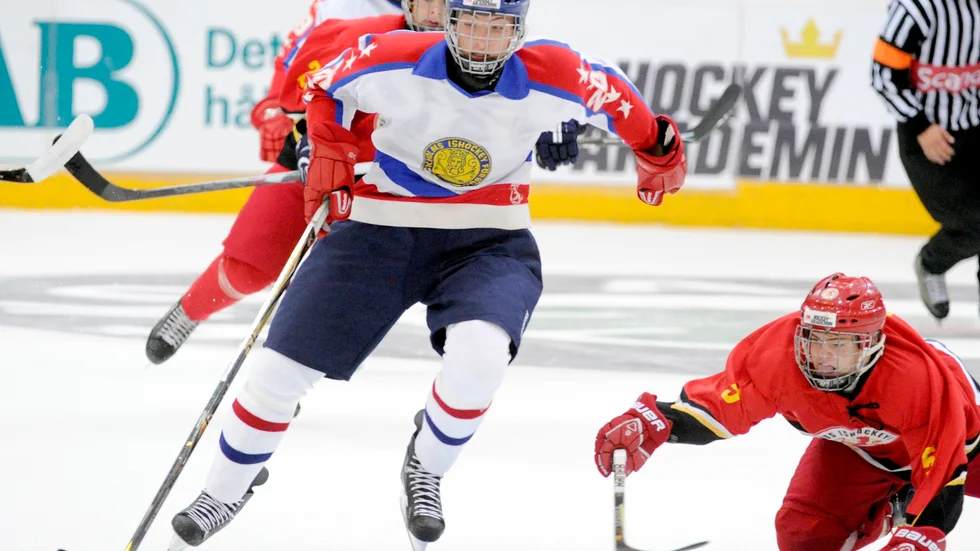 Gilbert Gabor är VIK: senaste nyförvärv. Här ses när han spelar med Stockholm i TV-pucken.