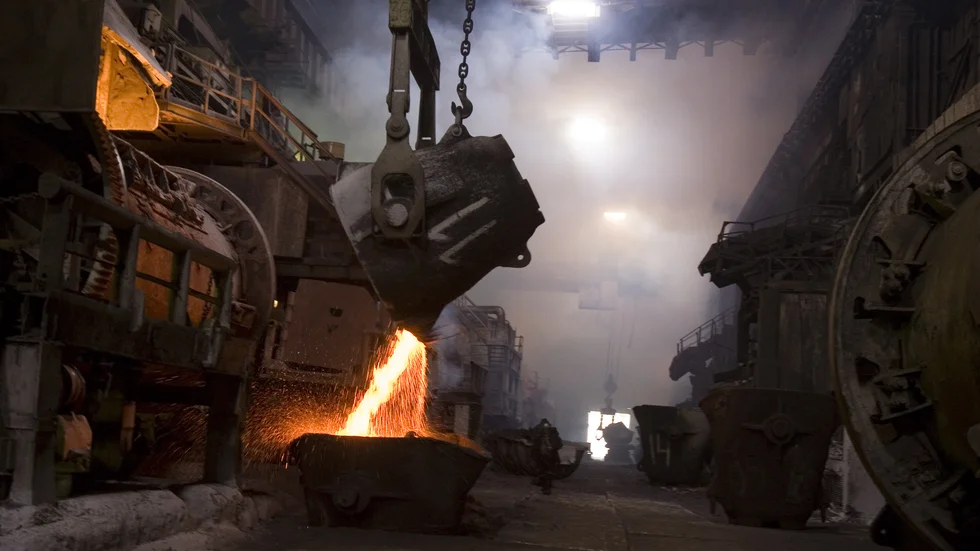 Fabriksanläggningen Norilsk Nickel i Ryssland. Arkivbild.