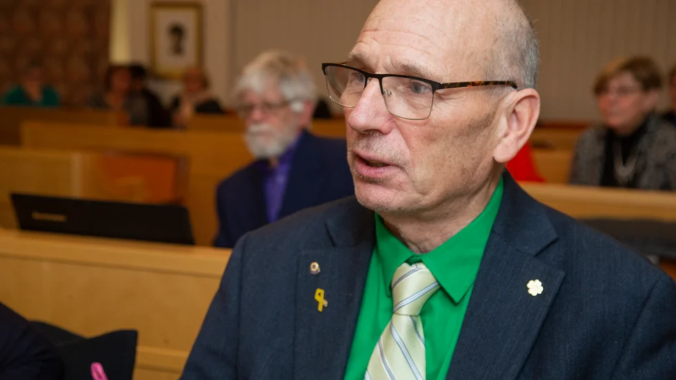 Bjarne Hald, gruppledare för Centerpartiet.