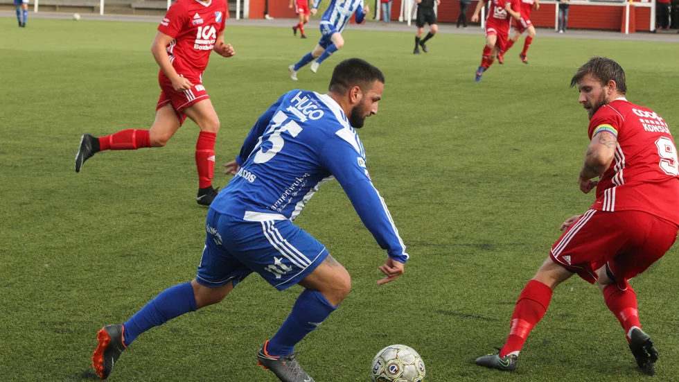 Boxholms lagkapten Danny Chalmers i cupsemin mot Sleipner tidigare i höstas.