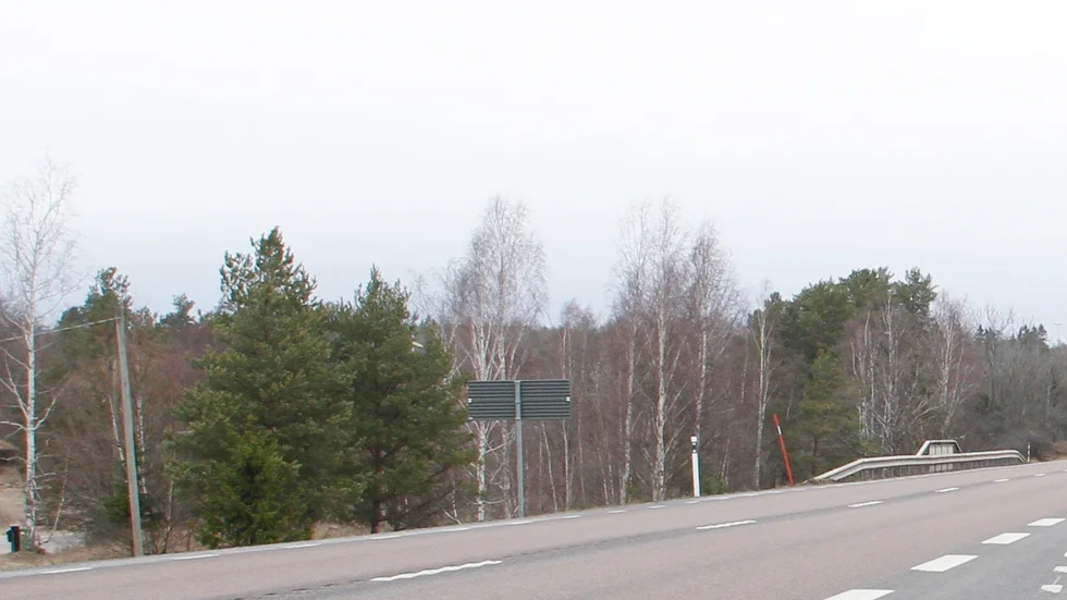 Det var här som 55:an stängdes av under höstens arbete.