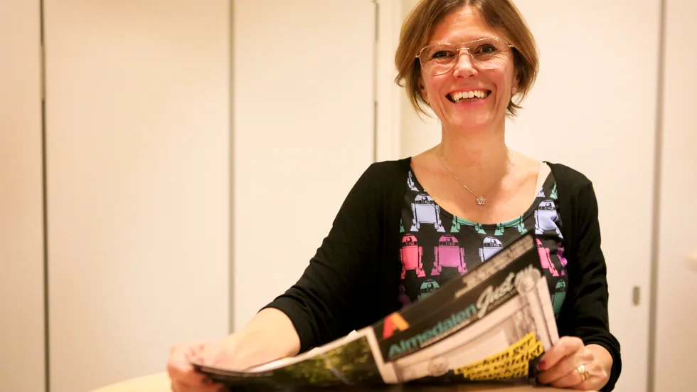 Mia Stuhre, Region Gotlands projektledare för Almedalsveckan. 