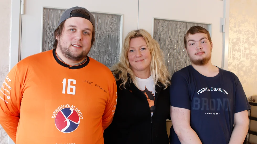 Från vänster: Niclas Hagström, Maria Andersson, Edwin Bäck. 