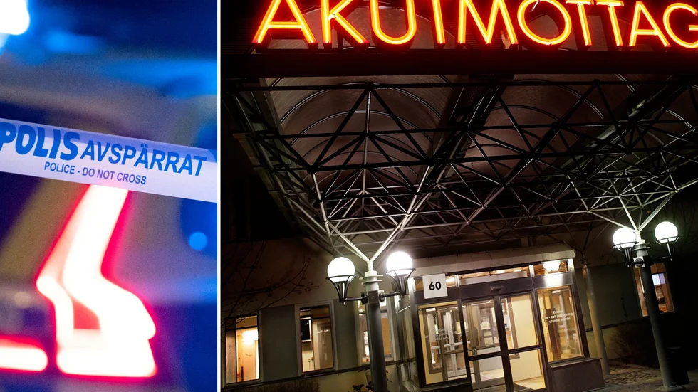 Polisen misstänker brott sedan en skadad person kommit in till Akademiska sjukhuset.