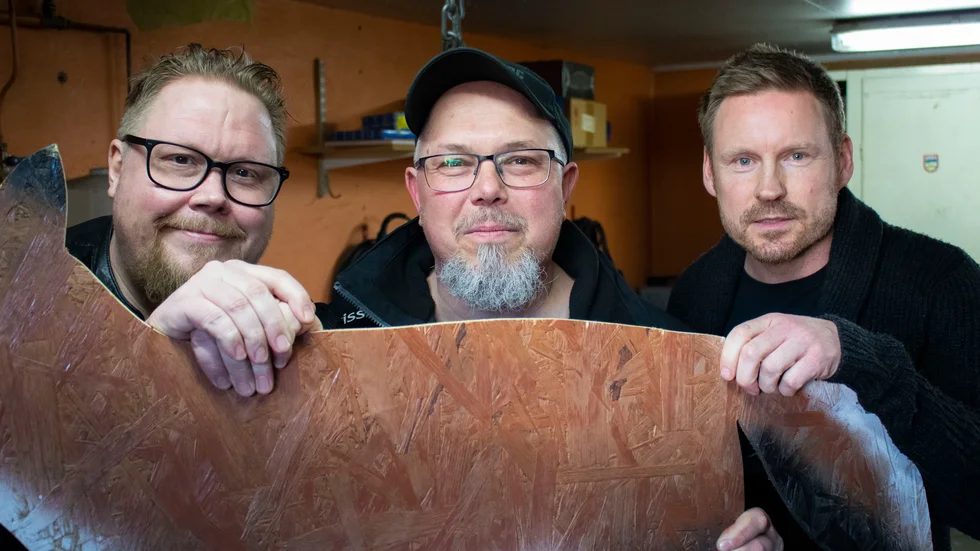 Jobbarkompisarna Ronny Samuelsson, Sören Pettersson och Henrik Staf har långt framskridna planer på att ta "rävhysset" till nya höjder.