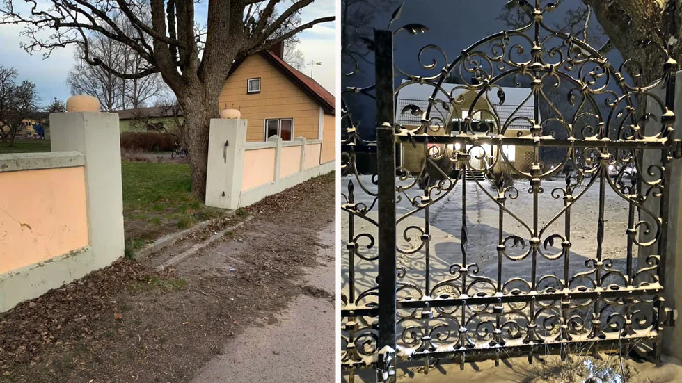 På måndagsmorgonen gapade grindportarna tomma på Mjölbygatan i Skänninge.
