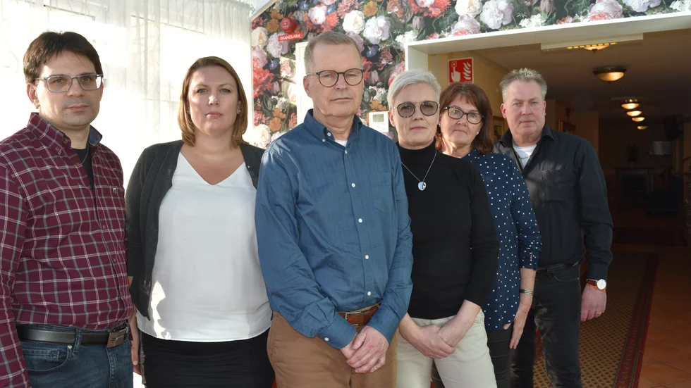Ola Gustafsson, Marie Nicholson, Jacob Käll, Carolina Leijonram, Helen Nilsson och Thomas Svärd hoppas att stödpaket kan underlätta något för företagen.