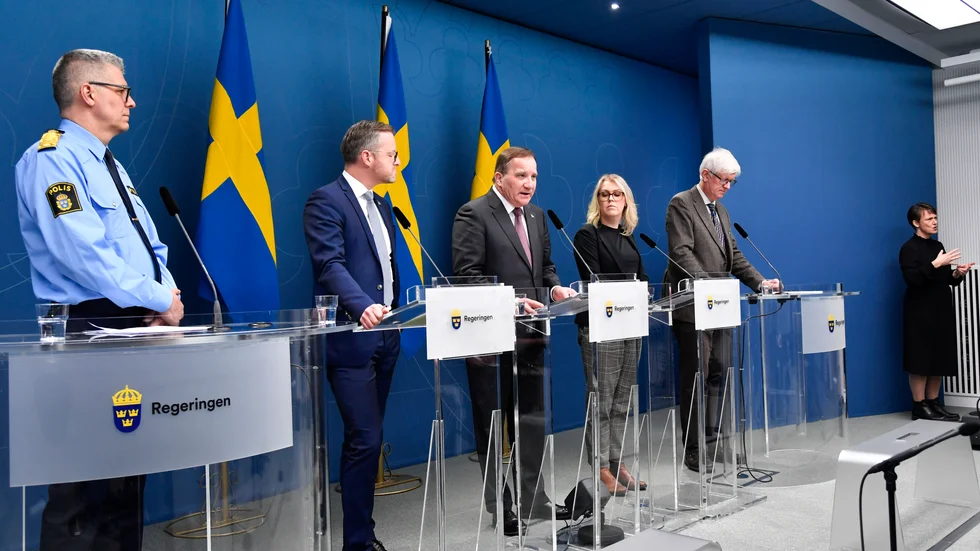 I fredags meddelades det att det numera är förbjudet att samlas i grupper om fler än 50 personer. Men det var inte det skarpaste budskapet under pressträffen.