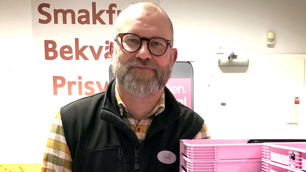 Ica Kvantums butikschef Daniel Stenmark hoppas att den eventuella konflikten ska lösas genom regelbunden kommunikation och förhandlingar. (Arkivbild)
