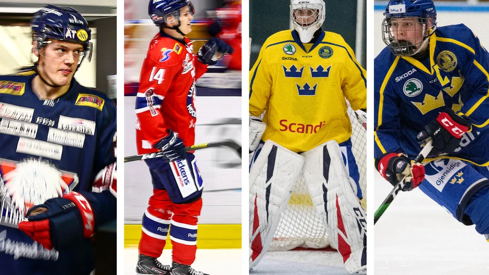 Från vänster: William Worge Kreu, Arvid Costmar, Hugo Hävelid och Mattias Hävelid.
