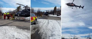 Larm om drunkning i Torneträsk – sällskap fast på isen