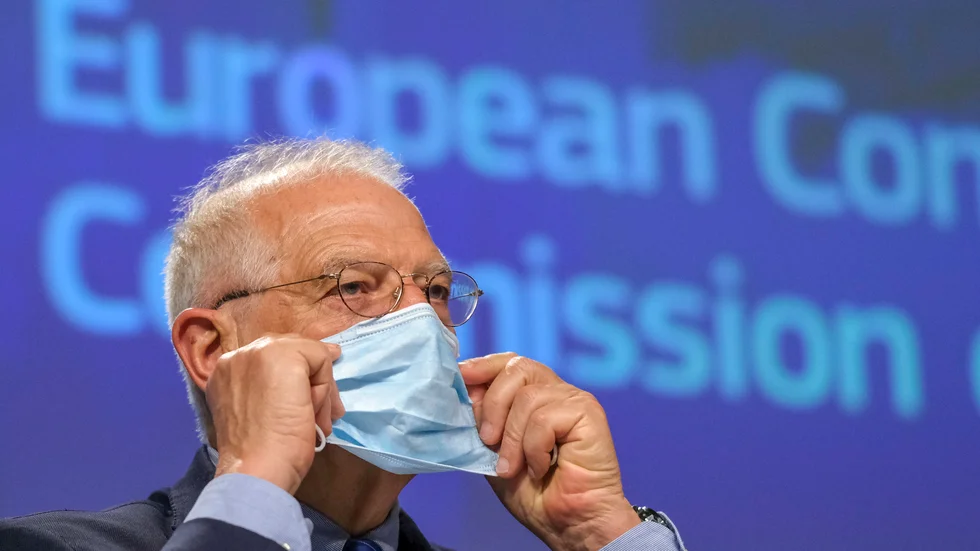 EU:s utrikeschef Josep Borrell ska diskutera relationen till Kina med medlemsländernas utrikesministrar. Arkivbild.