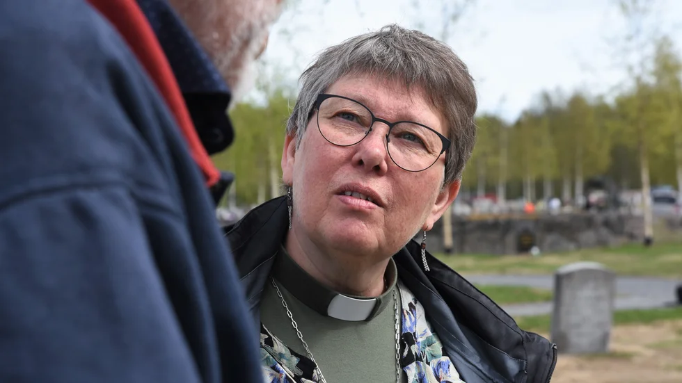 "Man kan få en livsberättelse, och ibland pratar man bara om att det är fint väder. Jag tycker det är jätteviktigt, inte minst i de här tiderna," sa diakon Susanne Larsson som deltog under dagen.
