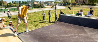 Visbys nya skateramp - "Barnen älskar den redan."