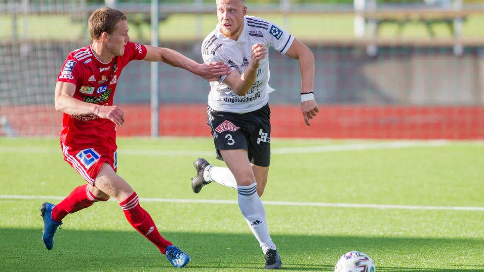 Albin Ödberg fick chansen från start och den tog han. Ödberg var utmärkt i defensiven och är en av de som får poäng i MVT:s poängliga.