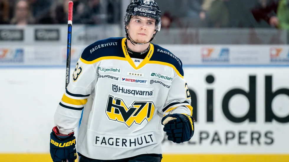 Lias Andersson lämnade New York i december och var sedan utlånad till HV71. Arkivbild.