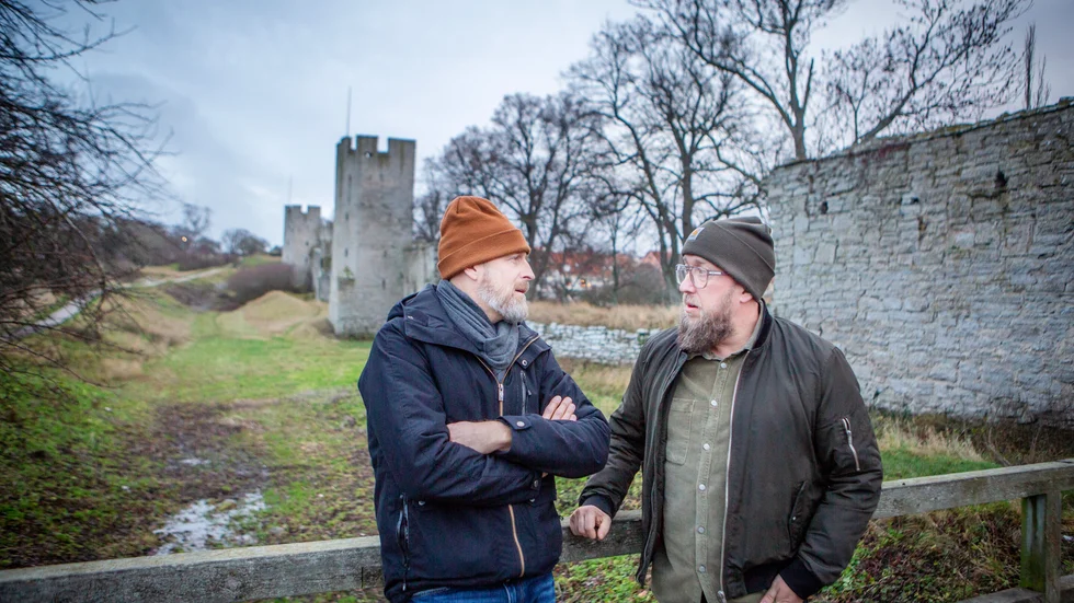 Jonatan Ahdrian från räddningstjänsten och ambulanssjuksköterskan Henrik Swedborg är två av initiativtagarna till organisationen Mindshift Gotland. 