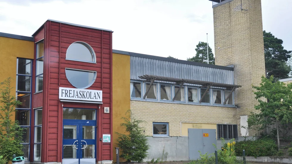 På Frejaskolan påverkas drygt 320 elever av beslutet om distansundervisning. 