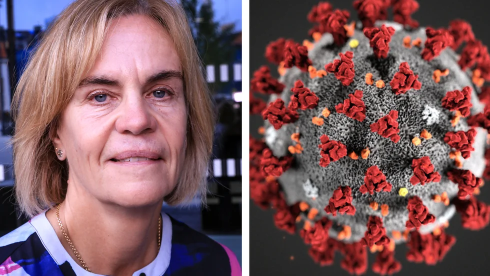 Ninnie Borendal Wodlin, sjukvårdsledare i tjänst, meddelar att man från regionens håll är försiktigt positiva över att antalet personer som vårdas för covid-19 är relativt konstant.