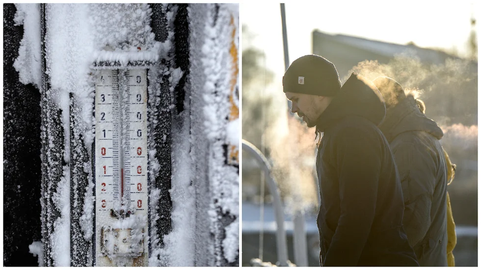I mars sjönk temperaturen rejält, jämfört med i januari och februari. 