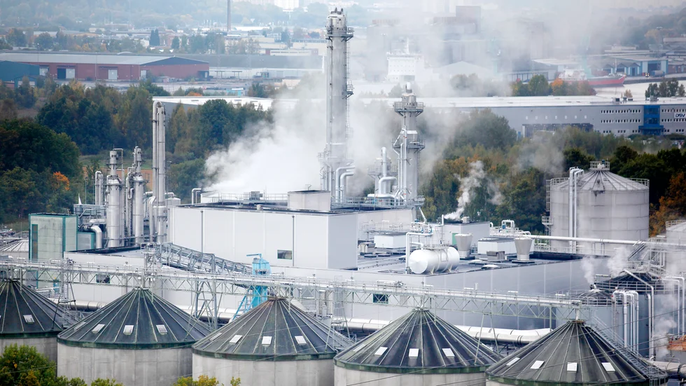 Under fredagsmorgonen hördes flera smällar från Händelö. Enligt Lantmännen Agroetanol rör det sig om ett planerat underhållsstopp. Bilden är tagen i ett annat sammanhang.