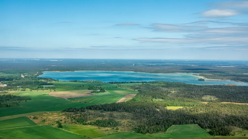 En del av gotlänningarnas vattenförsörjning kommer från Tingstäde träsk.