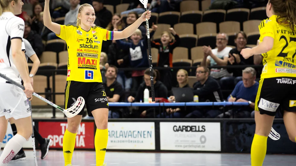Olivia Ruthström hann med att spela sju matcher under sin comeback i Endre IF. 