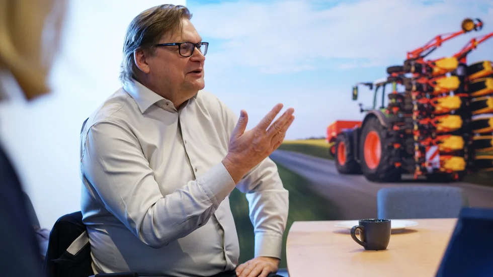 I juni kommer Väderstads produktion stå helt still i sex veckor på grund av coronakrisen, berättar vd Mats Båverud. 