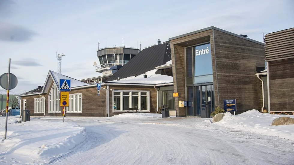 "Vi är tvungna att få ett extra stöd annars kommer inte det här att gå och det gäller alla kommunala flygplatser i Sverige", säger Ralf Lundberg, vd Arvidsjaurs flygplats.
(Arkivbild)