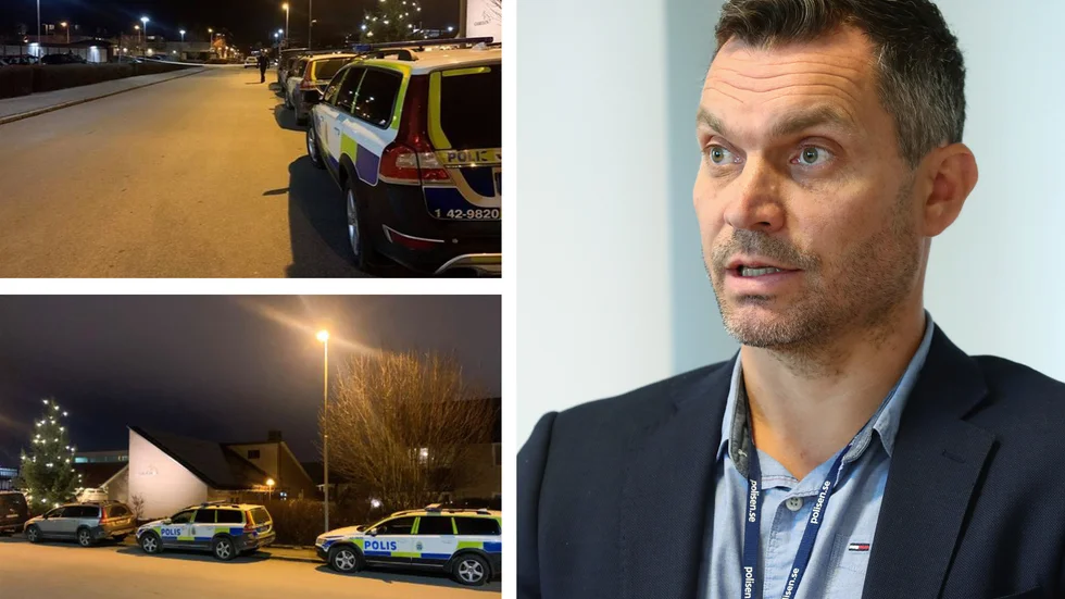 Strax före klockan 17.00 på måndagen hittades en skadad person i Skäggetorp. 