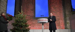 Symboliskt jultal på fel plats