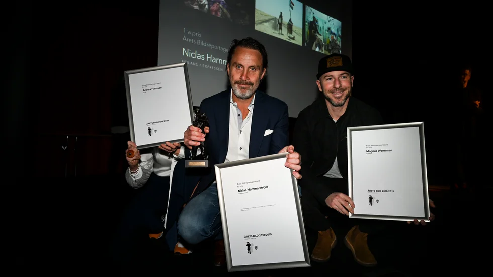 Expressens Niclas Hammarström och Aftonbladets Magnus Wennman fick pris förra året och är nominerade på nytt. 