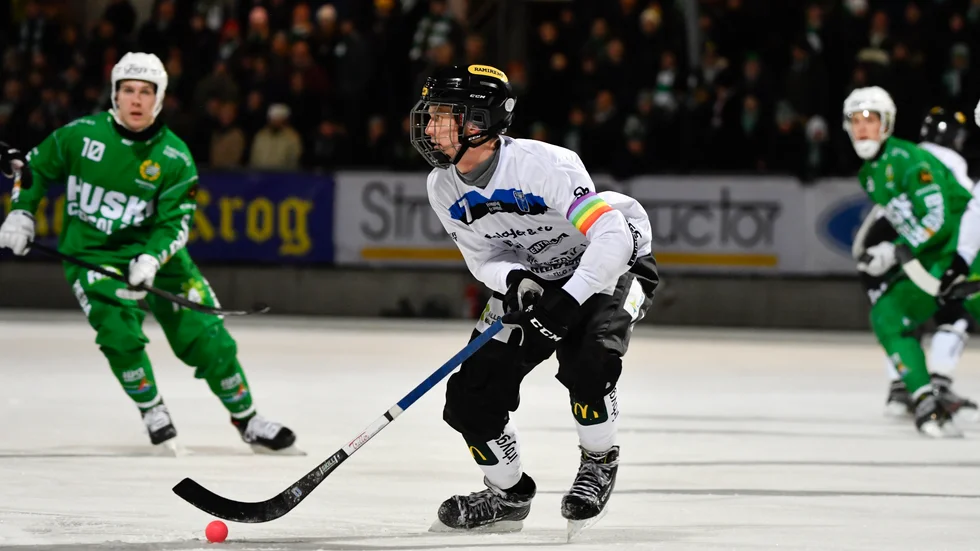 Victor Lundberg gjorde sitt första mål för säsongen i elitserien.