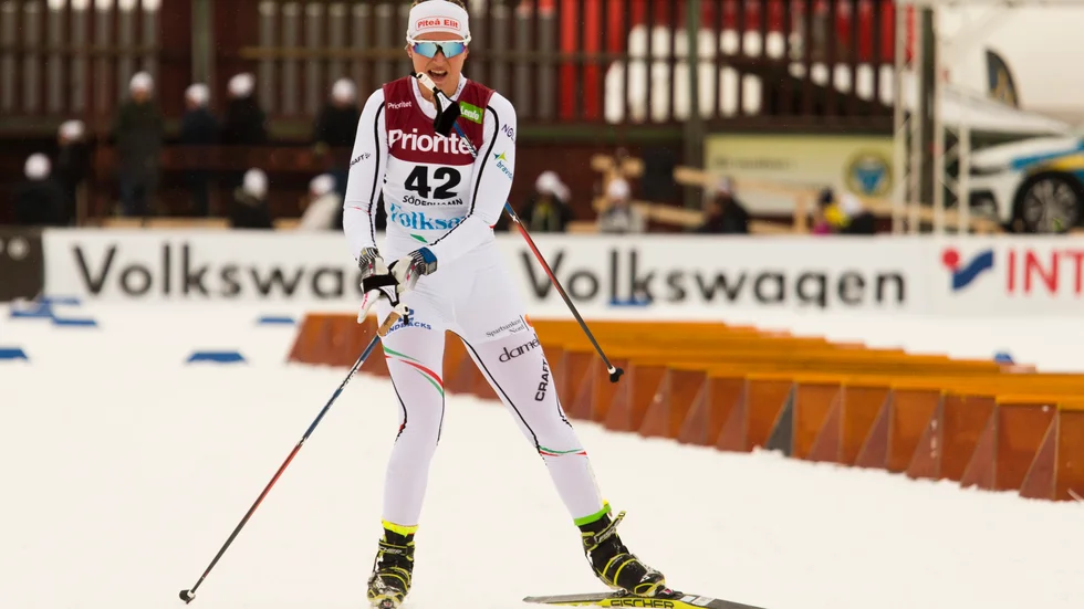 Magdalena Pajala hade inget med toppstriden att göra i Marcialonga. (Arkivbild)