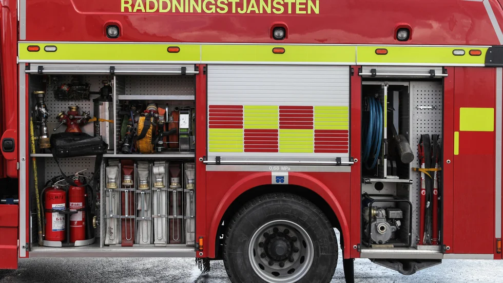 Rässningstjänst larmades till ett trapphus på Hagebygatan.