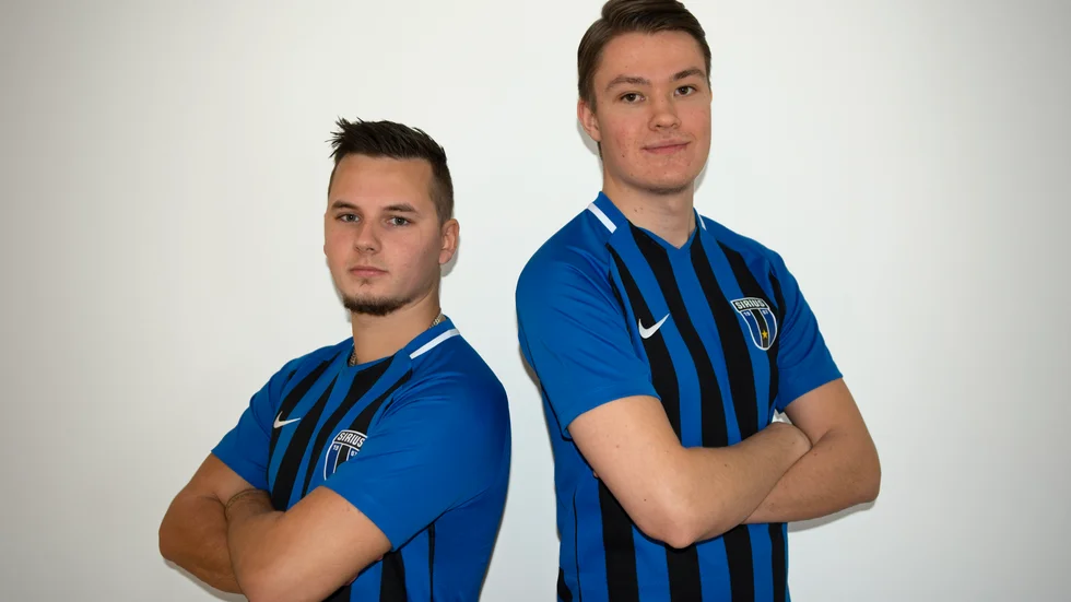 Lucas "Afro" Wallman och David "Davve" Eidhammer. 