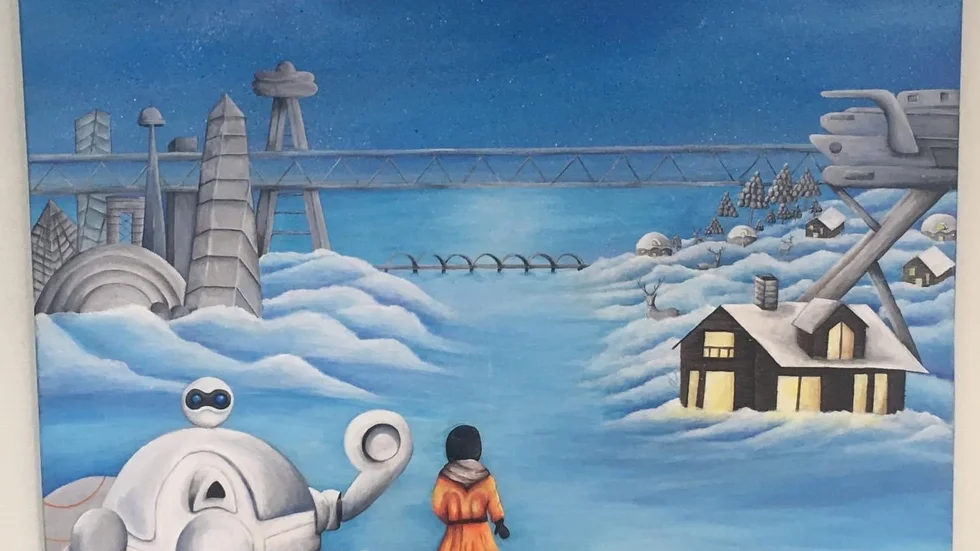 "Utopia", Vanessa Cervantes Winter. Vårsalongen, Regionhuset, Luleå.