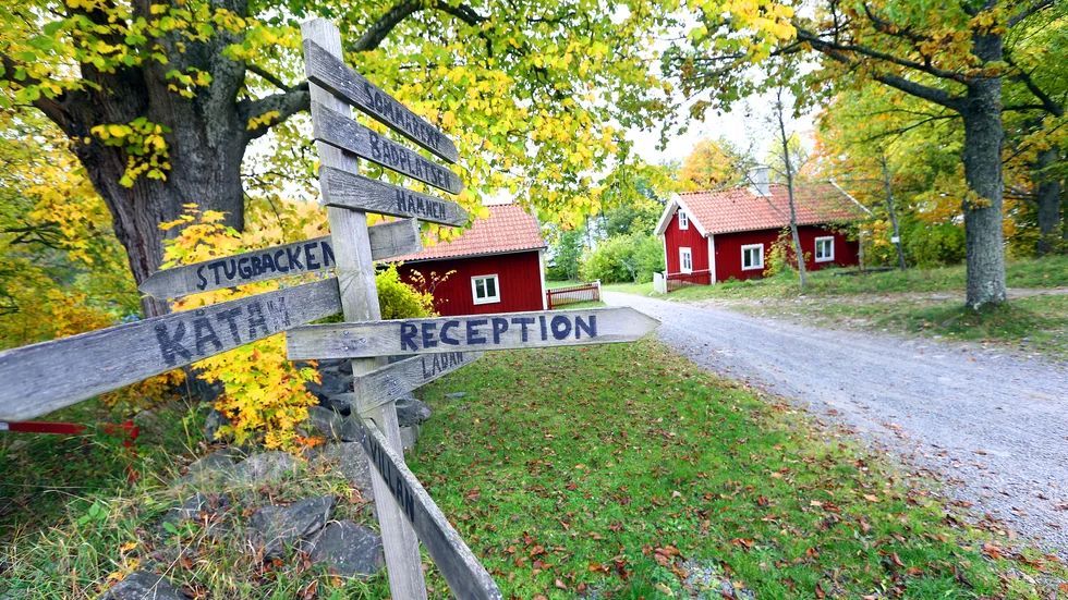Breviks lägergård vid Stegeborg på Vikbolandet.
