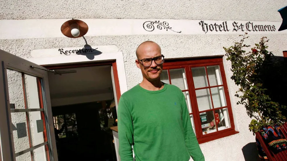 Trots en minskning av besökare hos Hotell S:t Clemens så tycker ägaren Carl von Schulman att sommaren varit lyckad.