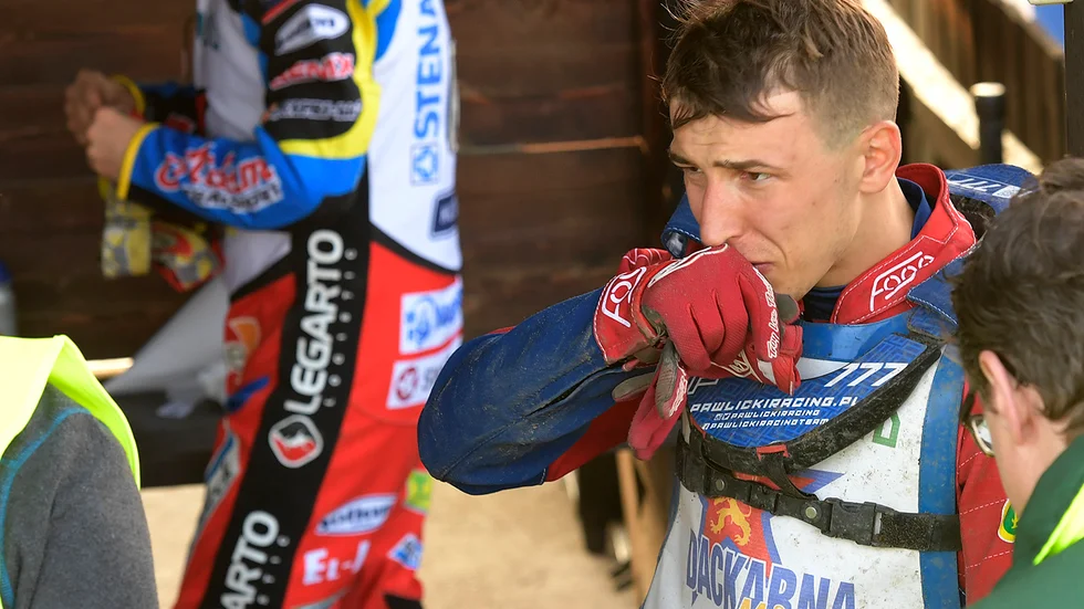 Piotr Pawlicki, här i dackevästen, är klar för Vetlanda.