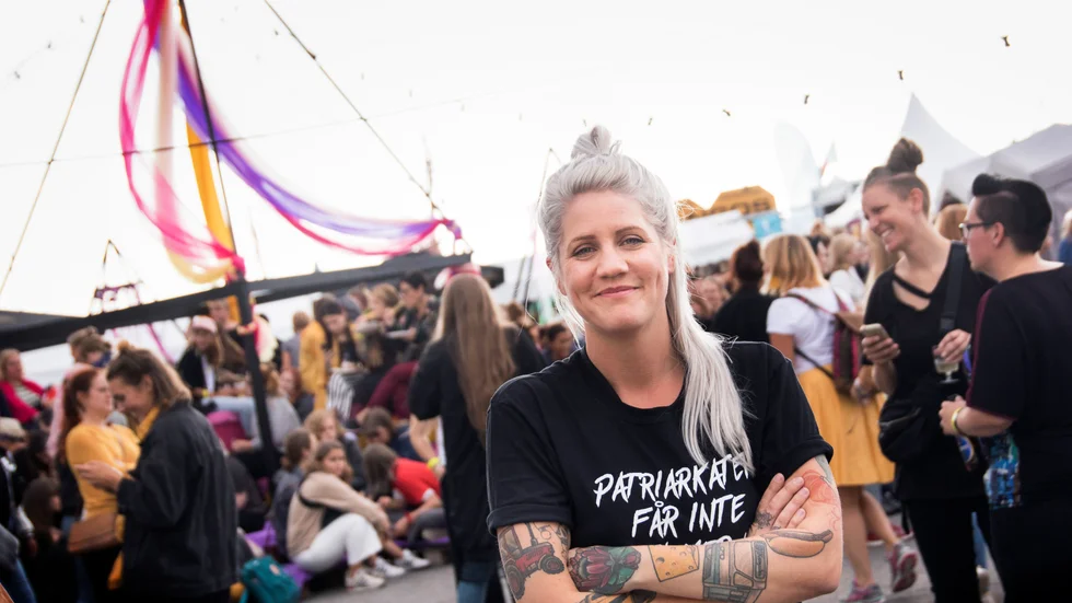 Grundaren Emma Knyckare vill att festivalbesökarna ska kunna festa tryggt. "Det kan vi inte erbjuda nu", säger hon. Arkivbild.