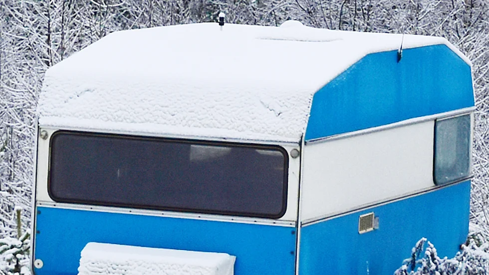 Olovlig camping.