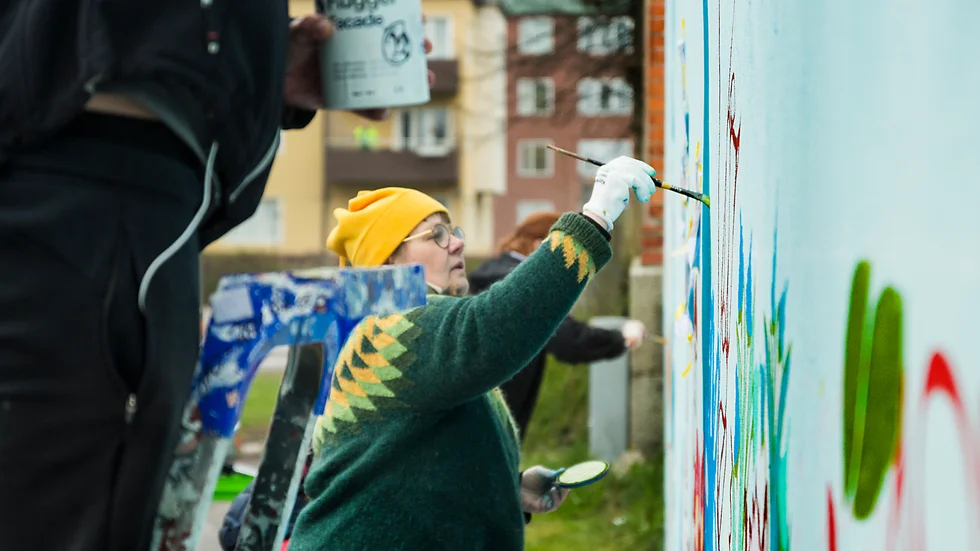 Margret Olsson är projektledare för Young XL-art i Sörmland. I höst hoppas konstnärskollektivet på att workshopen i Flen kan bli av. Arkivbild.